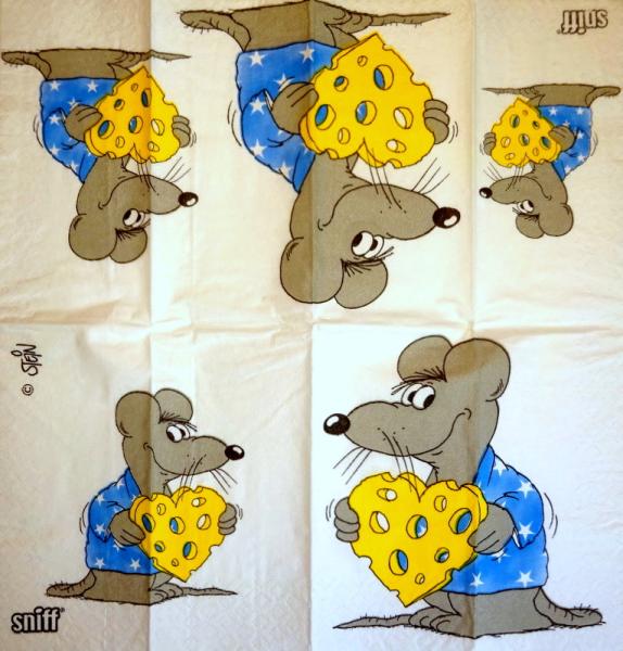 025 Mäuse - 3-lagig - ppd - Uli Stein